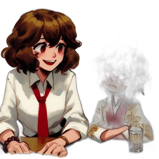 staff, mask, face, jacket transparent PNG cut-out