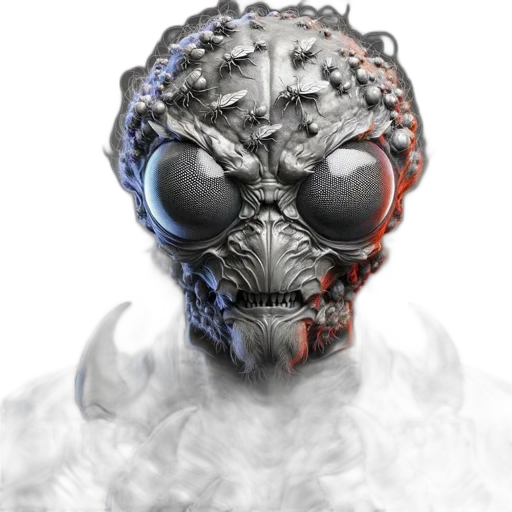 mask, face, robot, creature transparent PNG cut-out
