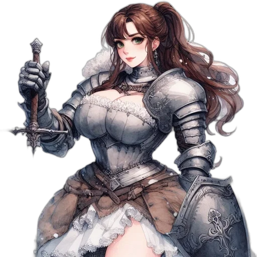 sword, weapon, dress, staff transparent PNG cut-out