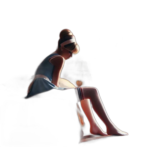 dress, umbrella, staff, hat transparent PNG cut-out