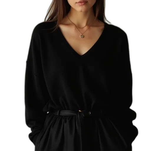dress, jacket, jewelry, staff transparent PNG cut-out
