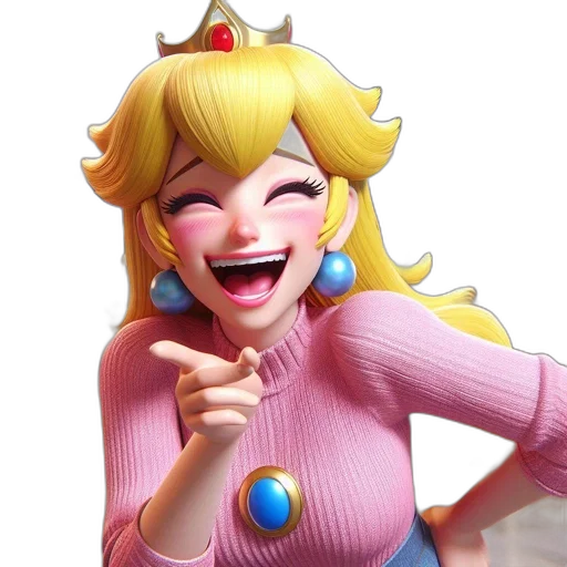 crown, dress, 3d render, concept art transparent PNG cut-out