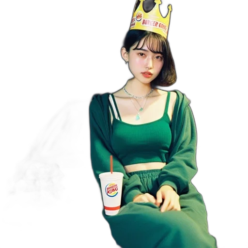 crown, dress, photorealistic, concept art transparent PNG cut-out