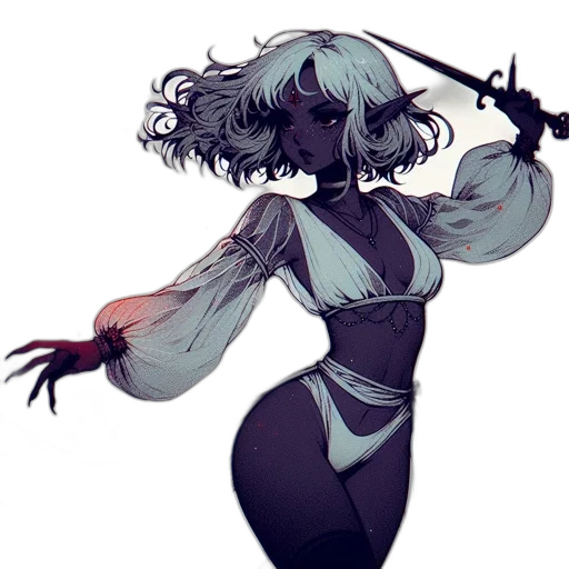 staff, weapon, sword, creature transparent PNG cut-out