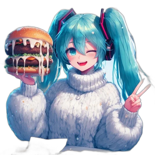 food, robot, creature, staff transparent PNG cut-out