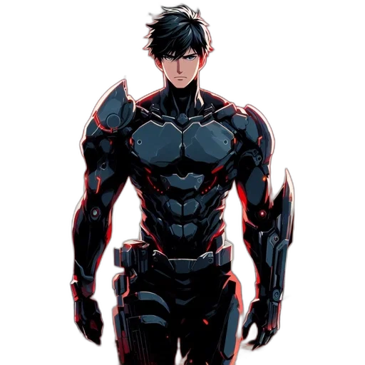 robot, comic book art, concept art, cartoon transparent PNG cut-out