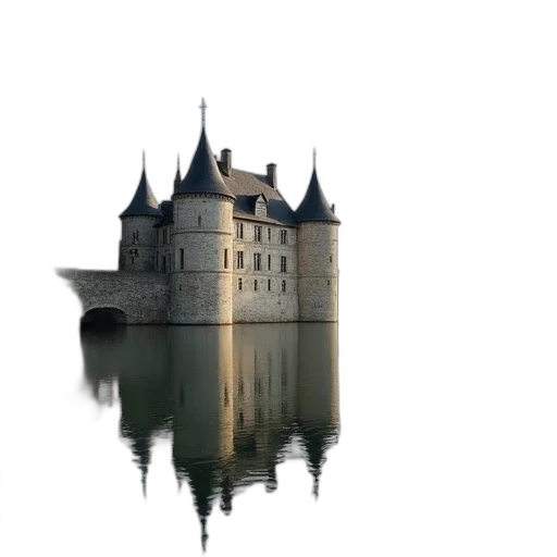 crown, building, sword, dragon transparent PNG cut-out