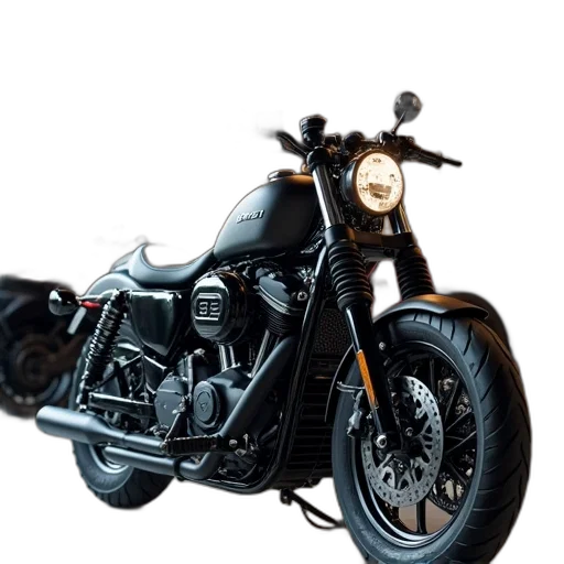 photorealistic, 3d render, concept art, motorcycle transparent PNG cut-out