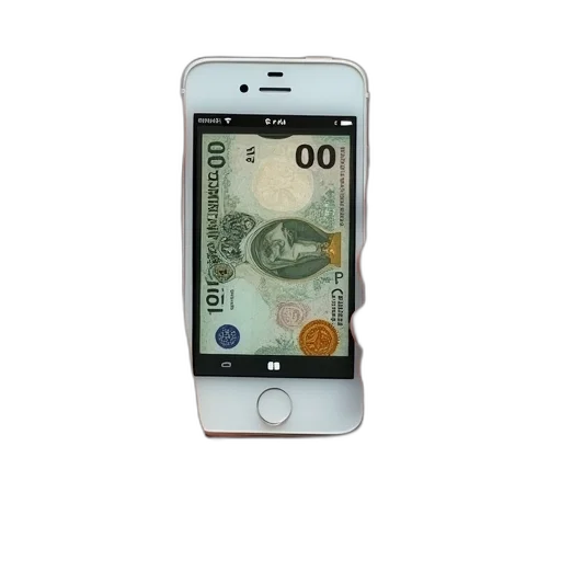 currency, rates, phone transparent PNG cut-out