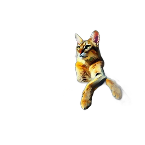 animal, creature, staff, 3d render transparent PNG cut-out