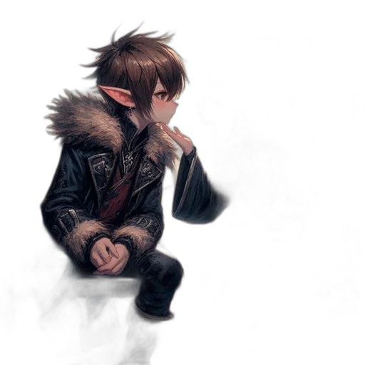 jacket, creature, animal, concept art transparent PNG cut-out