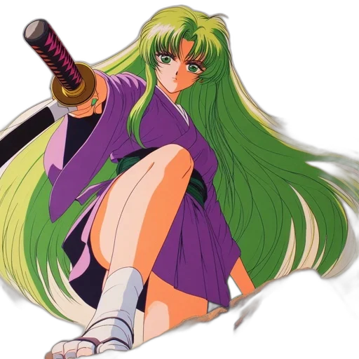 weapon, staff, vaporwave, anime transparent PNG cut-out