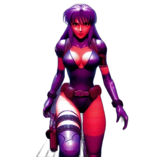 robot, concept art, cyberpunk, comic book art transparent PNG cut-out