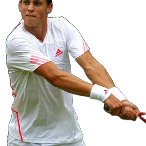 photorealistic, tennis, player, adidas transparent PNG cut-out