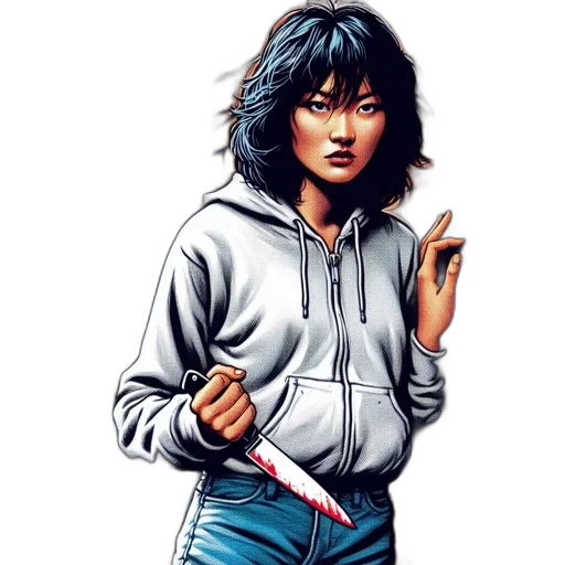 jacket, comic book art, concept art, photorealistic transparent PNG cut-out