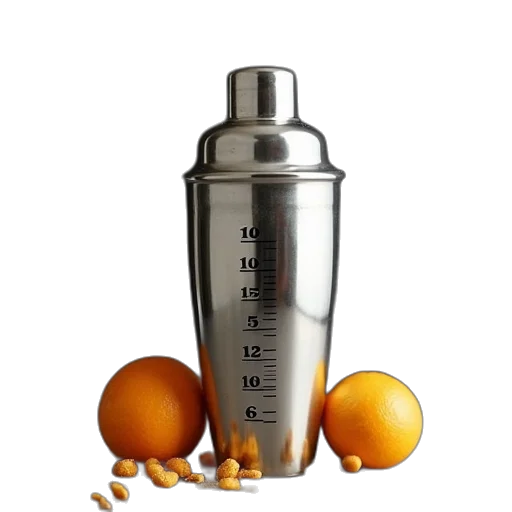 bottle, food, cocktail, shaker transparent PNG cut-out