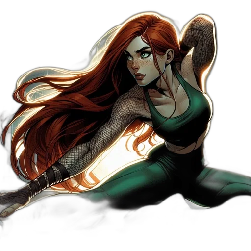 comic book art, concept art, fantasy art, pixel art transparent PNG cut-out