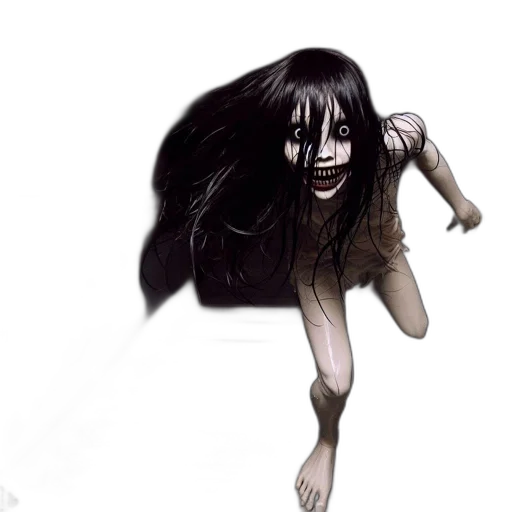 creature, mask, hair, face transparent PNG cut-out
