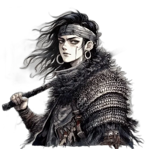 sword, staff, weapon, face transparent PNG cut-out