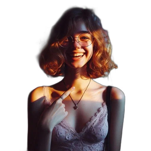 dress, face, crown, hair transparent PNG cut-out