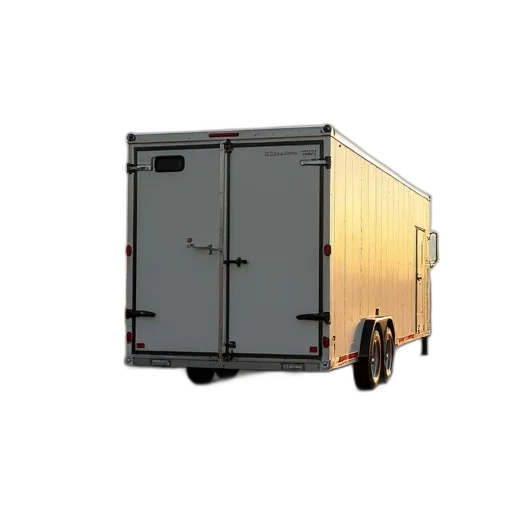 3d render, cargo, trailer, southland transparent PNG cut-out