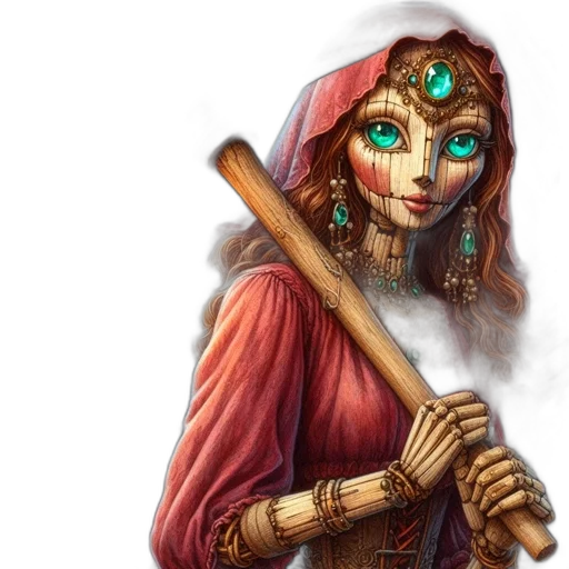 mask, face, jewelry, staff transparent PNG cut-out