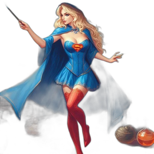 dress, fantasy art, concept art, comic book art transparent PNG cut-out
