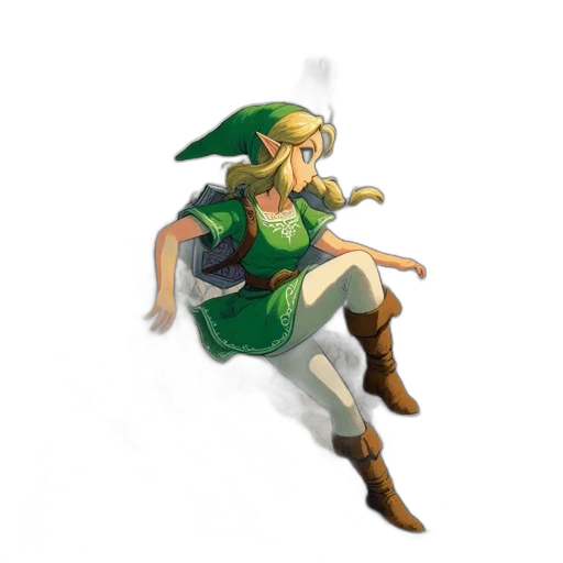dress, staff, pixel art, concept art transparent PNG cut-out