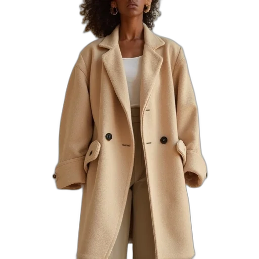 jacket, dress, earth tones, golden transparent PNG cut-out