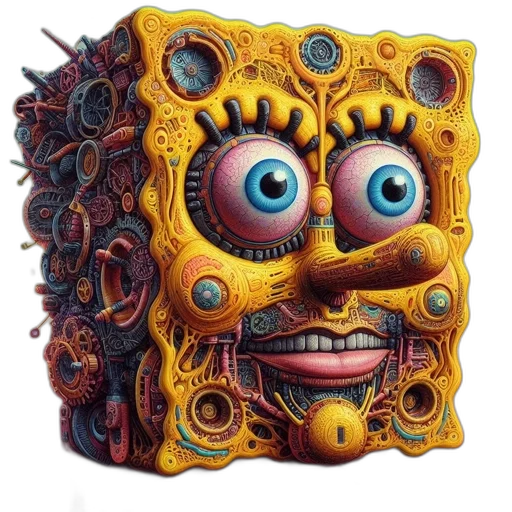 mask, face, robot, creature transparent PNG cut-out