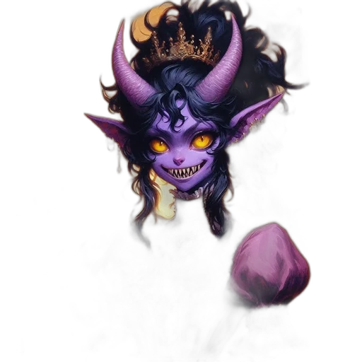 mask, staff, crown, face transparent PNG cut-out
