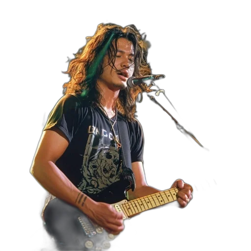 hair, staff, face, weapon transparent PNG cut-out