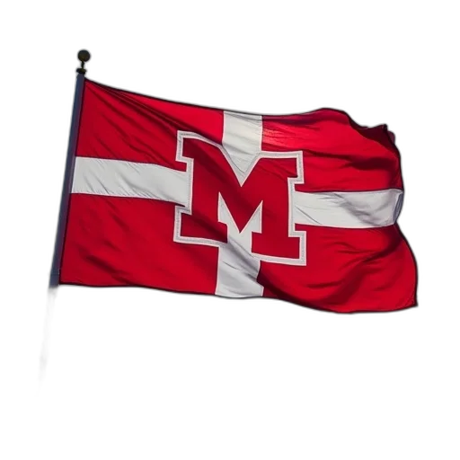 ole, mississippi, flag, waved transparent PNG cut-out
