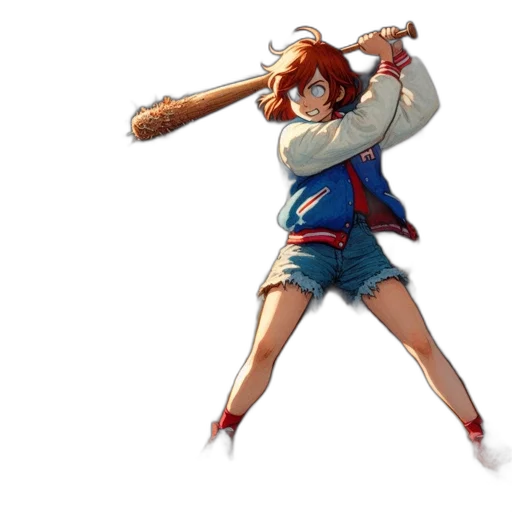weapon, sword, staff, jacket transparent PNG cut-out
