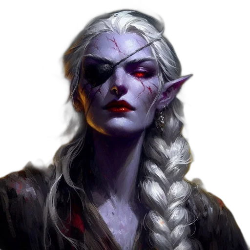 face, dragon, staff, fantasy art transparent PNG cut-out