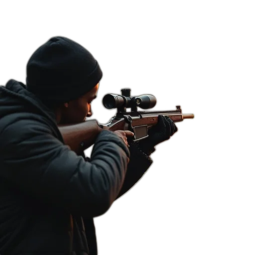 weapon, jacket, staff, animal transparent PNG cut-out