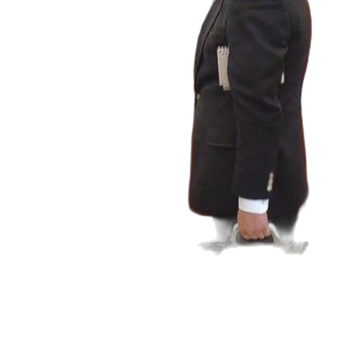jacket, staff, creature, hat transparent PNG cut-out
