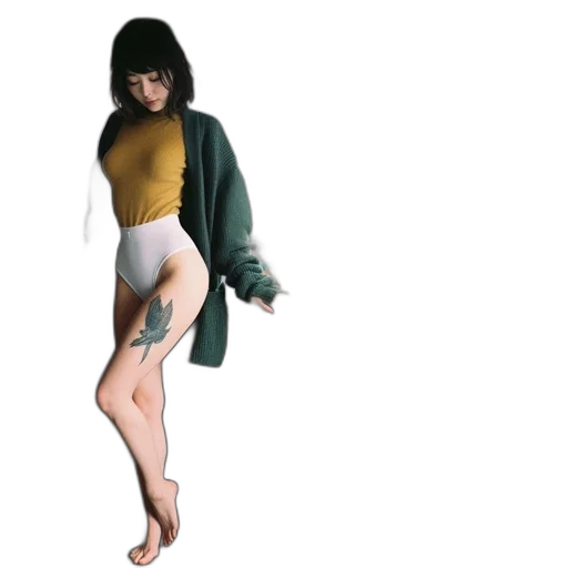 jacket, dress, creature, umbrella transparent PNG cut-out