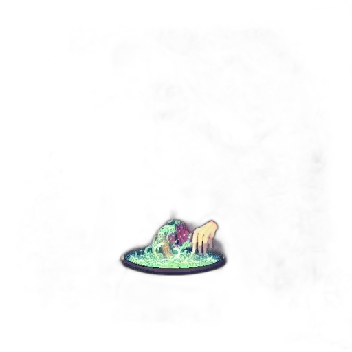 food, hat, creature, dragon transparent PNG cut-out