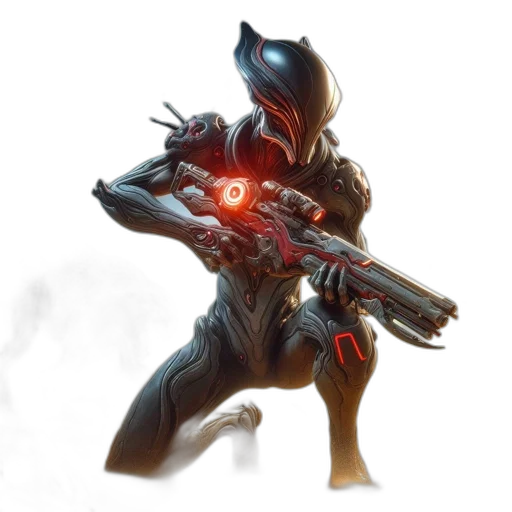 weapon, robot, concept art, cyberpunk transparent PNG cut-out