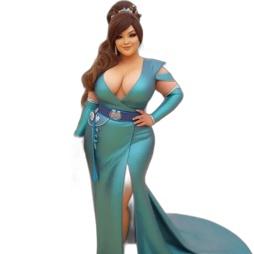 dress, 3d render, concept art, fantasy art transparent PNG cut-out