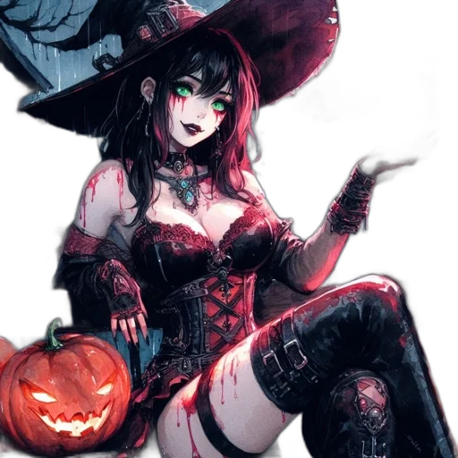 staff, hat, dress, mask transparent PNG cut-out