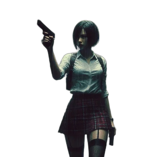 weapon, staff, jacket, dress transparent PNG cut-out