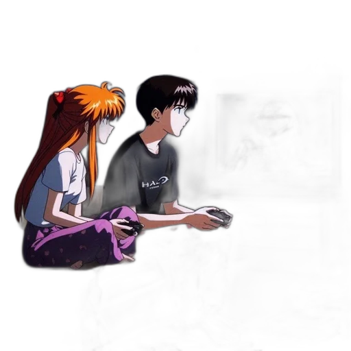 anime, concept art, comic book art, watercolor transparent PNG cut-out