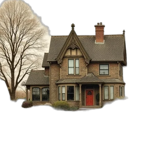 building, photorealistic, 3d render, concept art transparent PNG cut-out