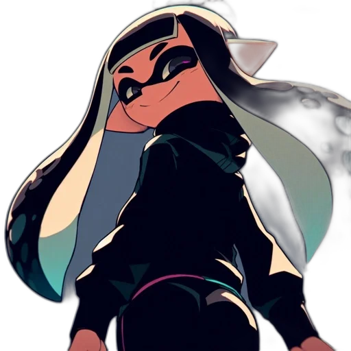 jacket, mask, staff, animal transparent PNG cut-out