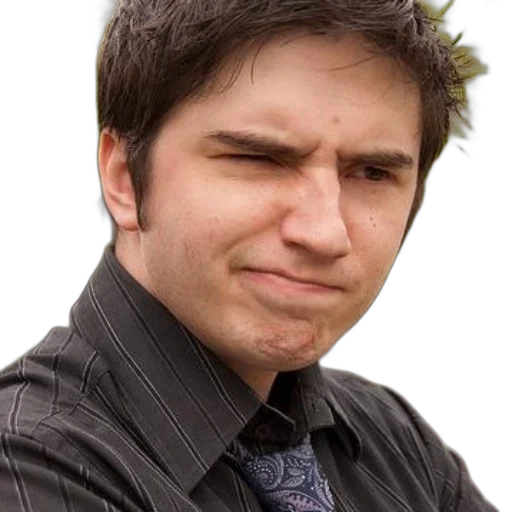 face, staff, hair, jacket transparent PNG cut-out