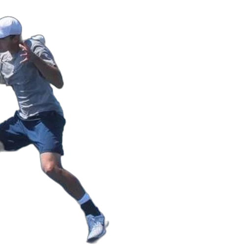 tennis, player, action, captured transparent PNG cut-out