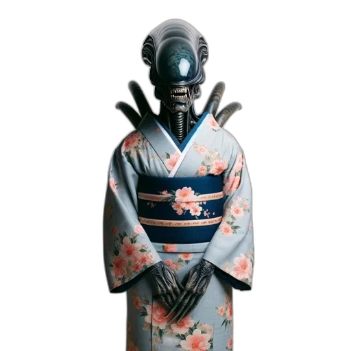 robot, mask, staff, dress transparent PNG cut-out