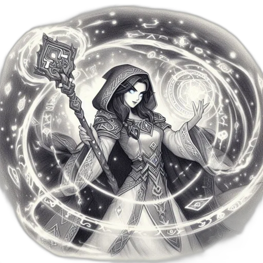 jewelry, mask, jacket, staff transparent PNG cut-out